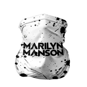 Бандана-труба 3D с принтом MARILYN MANSON , 100% полиэстер, ткань с особыми свойствами — Activecool | плотность 150‒180 г/м2; хорошо тянется, но сохраняет форму | him | korn | nightwish | rock | zombie | великий | гитара | готика | готические | грязный | грязь | логотипы рок групп | металл | металлика | металлист | музыка | музыкальные | мэрилин мэнсон | рок группа | рокер