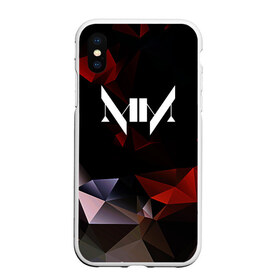 Чехол для iPhone XS Max матовый с принтом MARILYN MANSON , Силикон | Область печати: задняя сторона чехла, без боковых панелей | Тематика изображения на принте: geometry | him | korn | nightwish | rock | zombie | великий | геометрические | гитара | готика | готические | логотипы рок групп | металл | металлика | металлист | музыка | музыкальные | мэрилин мэнсон | рок группа