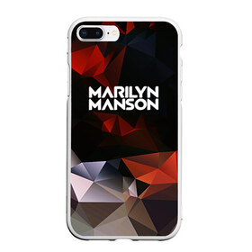 Чехол для iPhone 7Plus/8 Plus матовый с принтом MARILYN MANSON , Силикон | Область печати: задняя сторона чехла, без боковых панелей | geometry | him | korn | nightwish | rock | zombie | великий | геометрические | гитара | готика | готические | логотипы рок групп | металл | металлика | металлист | музыка | музыкальные | мэрилин мэнсон | рок группа