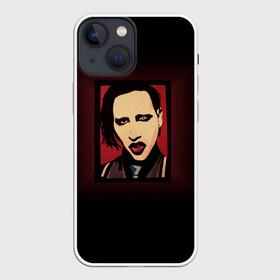 Чехол для iPhone 13 mini с принтом Marilyn Manson ,  |  | manson | marilyn | marilyn manson | мэнсон | мэрилин | мэрилин мэнсон