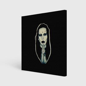 Холст квадратный с принтом Marilyn Manson , 100% ПВХ |  | manson | marilyn | marilyn manson | мэнсон | мэрилин | мэрилин мэнсон