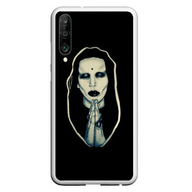 Чехол для Honor P30 с принтом Marilyn Manson , Силикон | Область печати: задняя сторона чехла, без боковых панелей | manson | marilyn | marilyn manson | мэнсон | мэрилин | мэрилин мэнсон