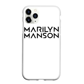 Чехол для iPhone 11 Pro Max матовый с принтом Marilyn Manson , Силикон |  | 