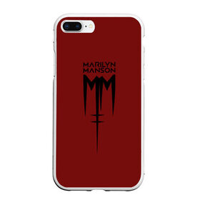 Чехол для iPhone 7Plus/8 Plus матовый с принтом Marilyn Manson , Силикон | Область печати: задняя сторона чехла, без боковых панелей | manson | marilyn | marilyn manson | мэнсон | мэрилин | мэрилин мэнсон