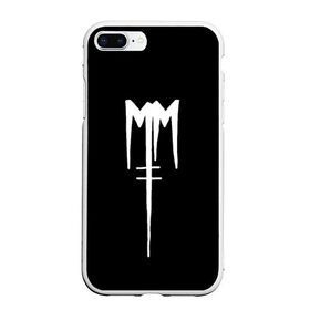 Чехол для iPhone 7Plus/8 Plus матовый с принтом Marilyn Manson , Силикон | Область печати: задняя сторона чехла, без боковых панелей | goth | gothic | manson | marilyn | metal | mm | music | rock | гот | готы | метал | мэнсон | мэрилин | рок