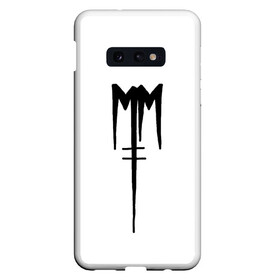 Чехол для Samsung S10E с принтом Marilyn Manson , Силикон | Область печати: задняя сторона чехла, без боковых панелей | goth | gothic | manson | marilyn | metal | mm | music | rock | гот | готы | метал | мэнсон | мэрилин | рок