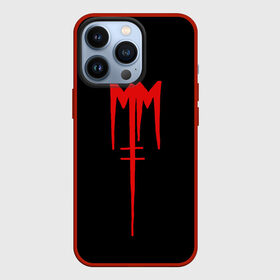 Чехол для iPhone 13 Pro с принтом Marilyn Manson ,  |  | goth | gothic | manson | marilyn | metal | mm | music | rock | гот | готы | метал | мэнсон | мэрилин | рок