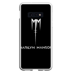 Чехол для Samsung S10E с принтом Marilyn Manson , Силикон | Область печати: задняя сторона чехла, без боковых панелей | manson | marilyn | marilyn manson | мэнсон | мэрилин | мэрилин мэнсон