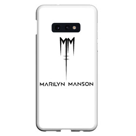 Чехол для Samsung S10E с принтом Marilyn Manson , Силикон | Область печати: задняя сторона чехла, без боковых панелей | manson | marilyn | marilyn manson | мэнсон | мэрилин | мэрилин мэнсон