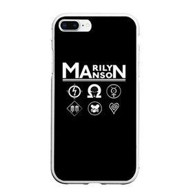 Чехол для iPhone 7Plus/8 Plus матовый с принтом Marilyn Manson , Силикон | Область печати: задняя сторона чехла, без боковых панелей | manson | marilyn | marilyn manson | мэнсон | мэрилин | мэрилин мэнсон