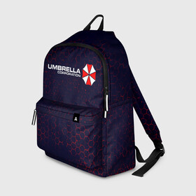 Рюкзак 3D с принтом UMBRELLA CORP / АМБРЕЛЛА , 100% полиэстер | лямки с регулируемой длиной, сверху петелька, чтобы рюкзак можно было повесить на вешалку. Основное отделение закрывается на молнию, как и внешний карман. Внутри два дополнительных кармана, один из которых закрывается на молнию. По бокам два дополнительных кармашка | corp | corporation | evil | game | games | logo | resident | umbrella | амбрелла | зла | зонт | зонтик | игра | игры | корп | корпорация | лого | логотип | обитель | резидент | символ | эвил