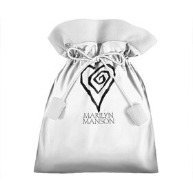 Подарочный 3D мешок с принтом Marilyn Manson , 100% полиэстер | Размер: 29*39 см | 