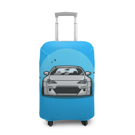 Чехол для чемодана 3D с принтом GT86 , 86% полиэфир, 14% спандекс | двустороннее нанесение принта, прорези для ручек и колес | дрифт | ждм | пандем | рокетбанни | стенс | хачироку