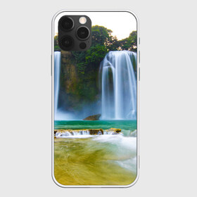 Чехол для iPhone 12 Pro Max с принтом водопад , Силикон |  | Тематика изображения на принте: водопад | джунгли | лес | природа | река