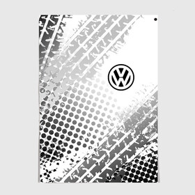 Постер с принтом Volkswagen , 100% бумага
 | бумага, плотность 150 мг. Матовая, но за счет высокого коэффициента гладкости имеет небольшой блеск и дает на свету блики, но в отличии от глянцевой бумаги не покрыта лаком | volkswagen | vw | vw значок | vw лого | vw марка | vw эмблема | wv | значок vw | значок фольксваген | лого автомобиля | лого вольцваген | логотип vw | фольксваген | фольцваген