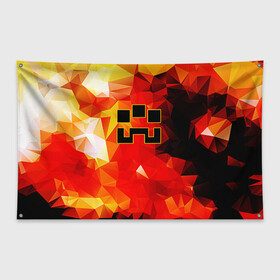 Флаг-баннер с принтом Minecraft Dungeons , 100% полиэстер | размер 67 х 109 см, плотность ткани — 95 г/м2; по краям флага есть четыре люверса для крепления | blox | creeper | dungeons | geometry | logo games | orange | pixel | red | steve | алекс | геометрия | детям | крипер | куб | логотипы игр | майнкрафт | мальчикам | мобы | огненный | огонь | пигги | пиксель | пиксельный | подземелья