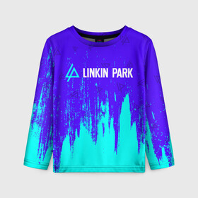 Детский лонгслив 3D с принтом LINKIN PARK / ЛИНКИН ПАРК , 100% полиэстер | длинные рукава, круглый вырез горловины, полуприлегающий силуэт
 | linkin | linkinpark | logo | lp | music | park | rock | линкин | линкинпарк | лого | логотип | логотипы | лп | музыка | парк | рок | символ