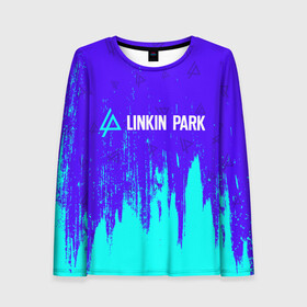 Женский лонгслив 3D с принтом LINKIN PARK / ЛИНКИН ПАРК , 100% полиэстер | длинные рукава, круглый вырез горловины, полуприлегающий силуэт | linkin | linkinpark | logo | lp | music | park | rock | линкин | линкинпарк | лого | логотип | логотипы | лп | музыка | парк | рок | символ