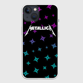 Чехол для iPhone 13 с принтом METALLICA   МЕТАЛЛИКА ,  |  | hetfield | james | logo | metal | metalica | metallica | music | rock | star | джеймс | звезда | знак | ларс | лого | логотип | логотипы | метал | металика | металлика | музыка | рок | символ | символы | ульрих | хэтфилд