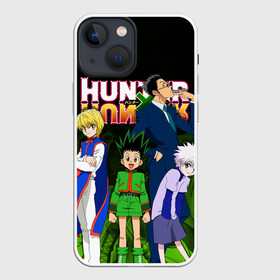 Чехол для iPhone 13 mini с принтом Хантер много героев ,  |  | anime | hunter x hunter | аниме | гон фрикс | манга | охотник х охотник | хантер хантер | хантеры