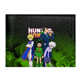 Обложка для студенческого билета с принтом Hunter x Hunter , натуральная кожа | Размер: 11*8 см; Печать на всей внешней стороне | anime | hunter x hunter | аниме | гон фрикс | манга | охотник х охотник | хантер хантер | хантеры