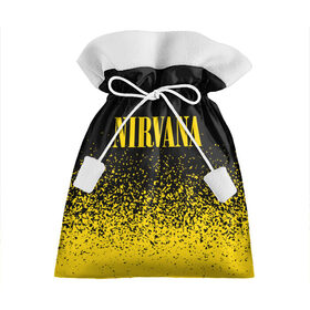 Подарочный 3D мешок с принтом NIRVANA / НИРВАНА , 100% полиэстер | Размер: 29*39 см | band | cobain | face | kurt | logo | music | nirvana | rock | rocknroll | группа | кобейн | курт | лого | логотип | музыка | музыкальная | нирвана | рожица | рок | рокнролл | символ