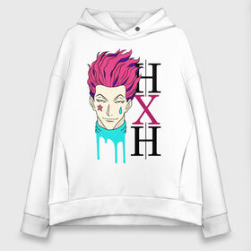 Женское худи Oversize хлопок с принтом Hunter x Hunter Hisoka , френч-терри — 70% хлопок, 30% полиэстер. Мягкий теплый начес внутри —100% хлопок | боковые карманы, эластичные манжеты и нижняя кромка, капюшон на магнитной кнопке | anime | hisoka | hunter x hunter | аниме | манга | охотник х охотник | хантер хантер | хантеры