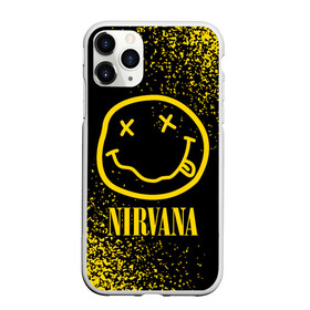 Чехол для iPhone 11 Pro Max матовый с принтом NIRVANA НИРВАНА , Силикон |  | band | cobain | face | kurt | logo | music | nirvana | rock | rocknroll | группа | кобейн | курт | лого | логотип | музыка | музыкальная | нирвана | рожица | рок | рокнролл | символ