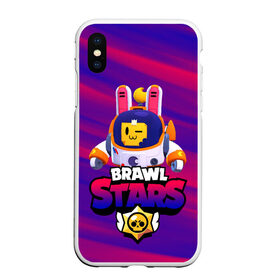 Чехол для iPhone XS Max матовый с принтом ЛУННЫЙ СПРУТ BRAWL STARS , Силикон | Область печати: задняя сторона чехла, без боковых панелей | 8 bit | brawl | crow | leon | max | mecha | moon sprout | nani | rogue | sally | spike | sprout | stars | werewolf | wolf | бравл | волк | ворон | заяц | леон | лунный спрут | макс | мортис | нани | оборотень | ребенку | робот | салли 