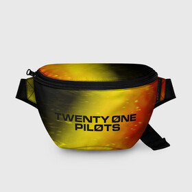 Поясная сумка 3D с принтом TWENTY ONE PILOTS / 21 PILOTS , 100% полиэстер | плотная ткань, ремень с регулируемой длиной, внутри несколько карманов для мелочей, основное отделение и карман с обратной стороны сумки застегиваются на молнию | logo | music | one | pilots | rock | symbol | top | twenty | twentyonepilots | ван | группа | лого | логотип | логотипы | музыка | пилотс | рок | символ | символы | твенти | топ