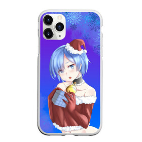 Чехол для iPhone 11 Pro Max матовый с принтом ReZero Новогодний , Силикон |  | anime girls | beatrice re zero | emilia re zero | isekai seikatsu | kara hajimeru | puck re zero | ram re zero | re zero | re:zero | rem re zero | аниме | аниме re zero | анимэ | манга | новогодний re zero | новый год | рам ре зеро | ранобэ | р