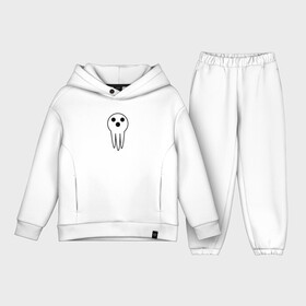 Детский костюм хлопок Oversize с принтом Пожиратель Душ ,  |  | casual | cosplay | death the kid | eater | hallooween | manga | shinigami | skul | soul | soul eater | аnime | аниме | душ | каваи | кид | крона | кэжуал | мака | манга | пожиратель | пожиратель душ | привидение | призрак | синигами | хеллоуин 