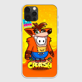 Чехол для iPhone 12 Pro Max с принтом Fall Guys CRASH , Силикон |  | crash | fall guys | run | steam | ultimate knockout | бег | бегущие | бегущие человечки | королевская битва | краш | крэш | лис | лиса | лого | логотип | падающие человечки | падающий парень | человечки