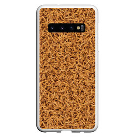 Чехол для Samsung Galaxy S10 с принтом Пшено , Силикон | Область печати: задняя сторона чехла, без боковых панелей | Тематика изображения на принте: bread | millet | вкусно | еда | прикол | пшено | хлеб