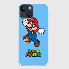 Чехол для iPhone 13 mini с принтом Super Mario ,  |  | game | mario | sega | super | super mario | игры | м | марио | сега | супер марио