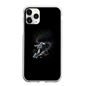 Чехол для iPhone 11 Pro Max матовый с принтом космонавт , Силикон |  | Тематика изображения на принте: space | звезды | космонавт | космос | черный