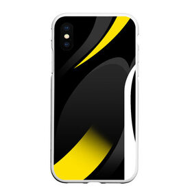 Чехол для iPhone XS Max матовый с принтом SPORT WEAR YELLOW , Силикон | Область печати: задняя сторона чехла, без боковых панелей | abstraction | geometry | neon | sport | sport wear | texture | абстракция | брызги | геометрия | краски | красный | линии | неон | неоновый | полосы | соты | спорт | спортивная одежда | спортивная форма | текстура | фигуры