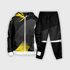 Детский костюм 3D с принтом SPORT WEAR YELLOW ,  |  | abstraction | geometry | neon | sport | sport wear | texture | абстракция | брызги | геометрия | краски | красный | линии | неон | неоновый | полосы | соты | спорт | спортивная одежда | спортивная форма | текстура | фигуры