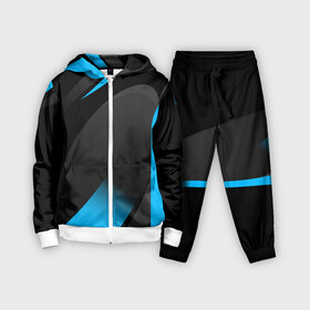 Детский костюм 3D с принтом SPORT WEAR BLUE ,  |  | abstraction | geometry | neon | sport | sport wear | texture | абстракция | брызги | геометрия | краски | красный | линии | неон | неоновый | полосы | синий | соты | спорт | спортивная одежда | спортивная форма | текстура