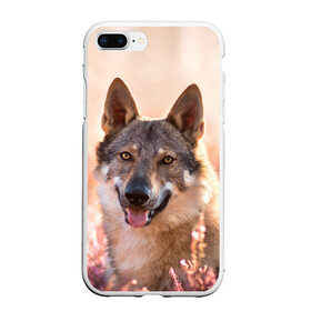 Чехол для iPhone 7Plus/8 Plus матовый с принтом Красивый Волк , Силикон | Область печати: задняя сторона чехла, без боковых панелей | wolf | wolfs | волк | волки | волчара | животные | звири | лес | природа