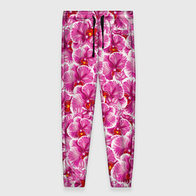 Женские брюки 3D с принтом Розовые орхидеи , полиэстер 100% | прямой крой, два кармана без застежек по бокам, с мягкой трикотажной резинкой на поясе и по низу штанин. В поясе для дополнительного комфорта — широкие завязки | fashion flowers | pink | tropical | азия | бабочки | бразилия | букет | бутоны | джунгли | лепестки | лето | любимая | марта | нежные | орхидея | подарок | природа | растения | тропики | тропические | узор | цветение