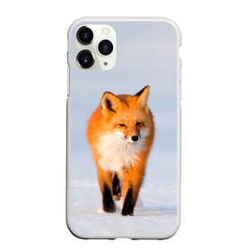 Чехол для iPhone 11 Pro Max матовый с принтом FOX AND SNOW , Силикон |  | fox | foxy | животные | звери | зима | зимняя | лиса | лисичка | лисы | природа | снег | снежная