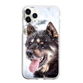 Чехол для iPhone 11 Pro Max матовый с принтом Сибирский Хаски , Силикон |  | dog | животные | зима | пес | природа | сибирский | снег | собака | собаки | собакчка | собачки | хаски