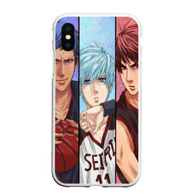 Чехол для iPhone XS Max матовый с принтом Kurokos Basketball , Силикон | Область печати: задняя сторона чехла, без боковых панелей | ahegao | danganronpa | monokuma | senpai | аниме | монокума | надпись | прикольные картинки | прикольные надписи | сердце | я люблю аниме