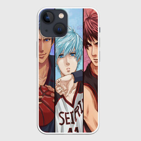 Чехол для iPhone 13 mini с принтом Kurokos Basketball ,  |  | ahegao | danganronpa | monokuma | senpai | аниме | монокума | надпись | прикольные картинки | прикольные надписи | сердце | я люблю аниме