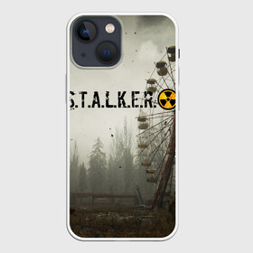 Чехол для iPhone 13 mini с принтом STALKER 2 ,  |  | gsc game world | s.t.a.l.k.e.r. | stalker | stalker 2 | постапокалиптический шутер | сталкер | сталкер 2 | шутер