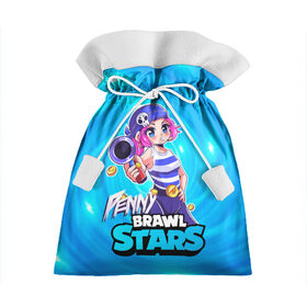 Подарочный 3D мешок с принтом Penny Brawl Stars , 100% полиэстер | Размер: 29*39 см | anime | brawl | brawl stars | brawlstars | brawl_stars | panny | peny | аниме | бравл | бравлстарс | девочка | девочка в шкуре медведя | девушка | манга | пени | пини