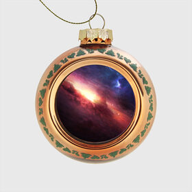 Стеклянный ёлочный шар с принтом Космос , Стекло | Диаметр: 80 мм | вселенная | звезда | космос | солнце | туманность