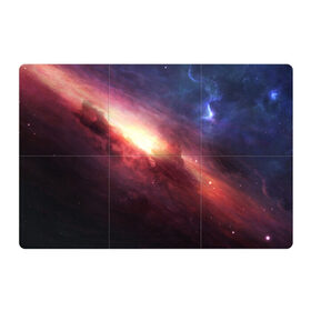 Магнитный плакат 3Х2 с принтом Космос , Полимерный материал с магнитным слоем | 6 деталей размером 9*9 см | вселенная | звезда | космос | солнце | туманность