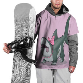 Накидка на куртку 3D с принтом Девочка акуленок , 100% полиэстер |  | shark | акула | акуленок | акулы | дельфины | дитеныш | звери | зверьки | зубастик | море | морские жители | подводный мир | пресноводные